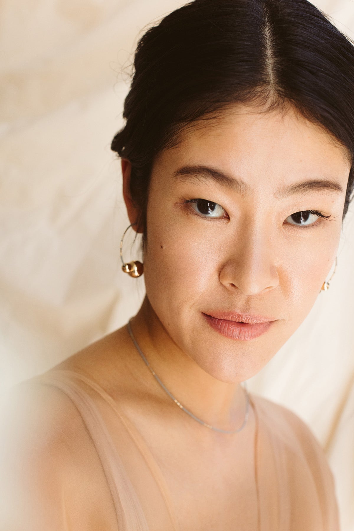 Selene Collection modeled in Rain by Abacus Row Handmade Jewelry