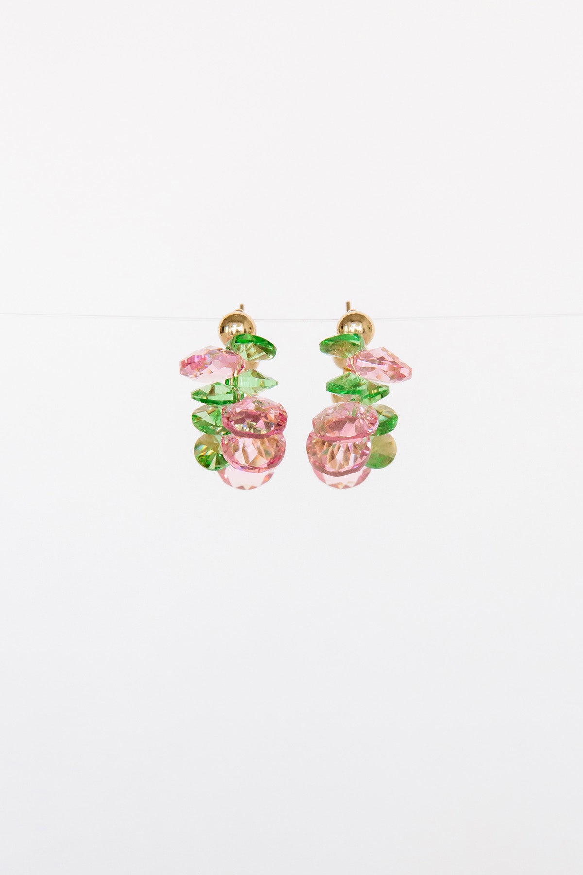 Harvest Strawberries Earrings by Abacus Row Handmade Jewelry
