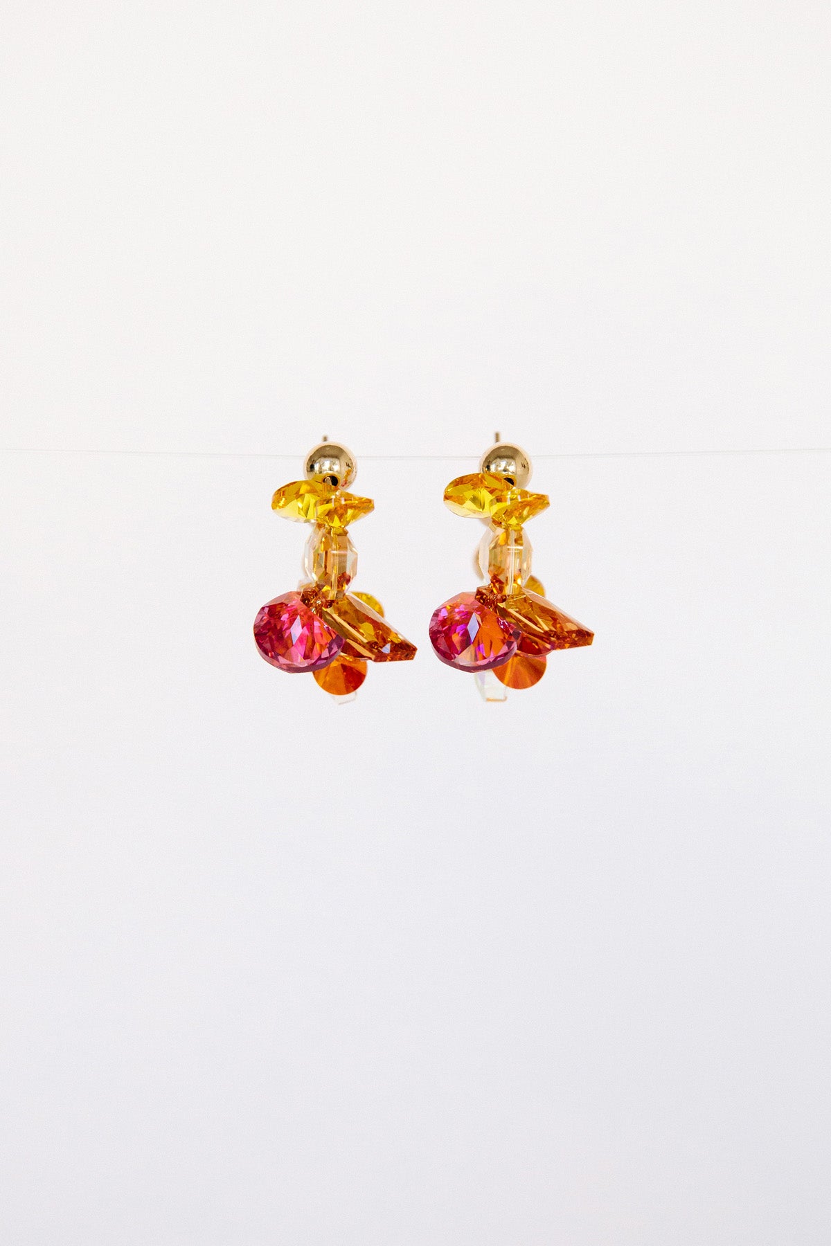 Azalea Earrings No.1 by Abacus Row Handmade Jewelry