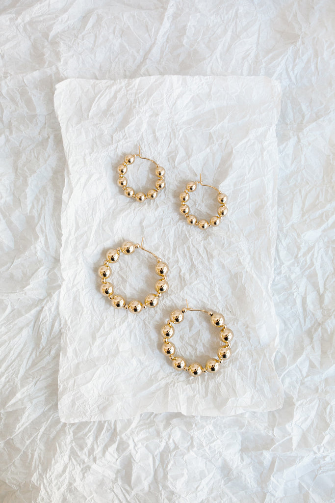 Hoop Earrings of the Yuan Yuan Collection by Abacus Row