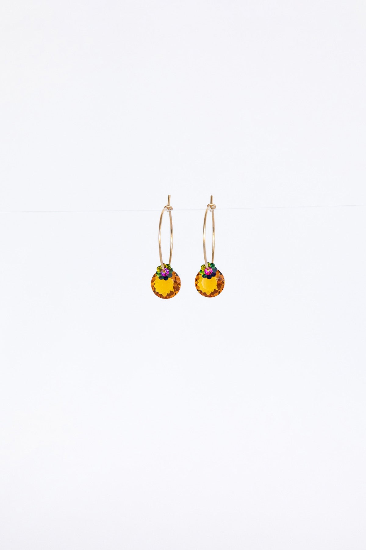Mandarin Earrings at Abacus Row Handmade Jewelry