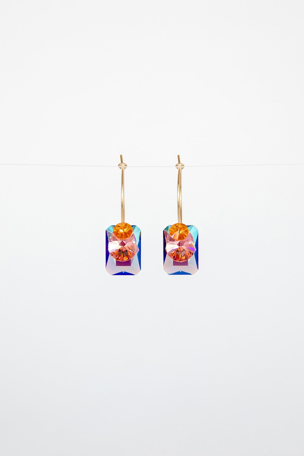 Sweet Pea Earrings No. 8 by Abacus Row Handmade Jewelry
