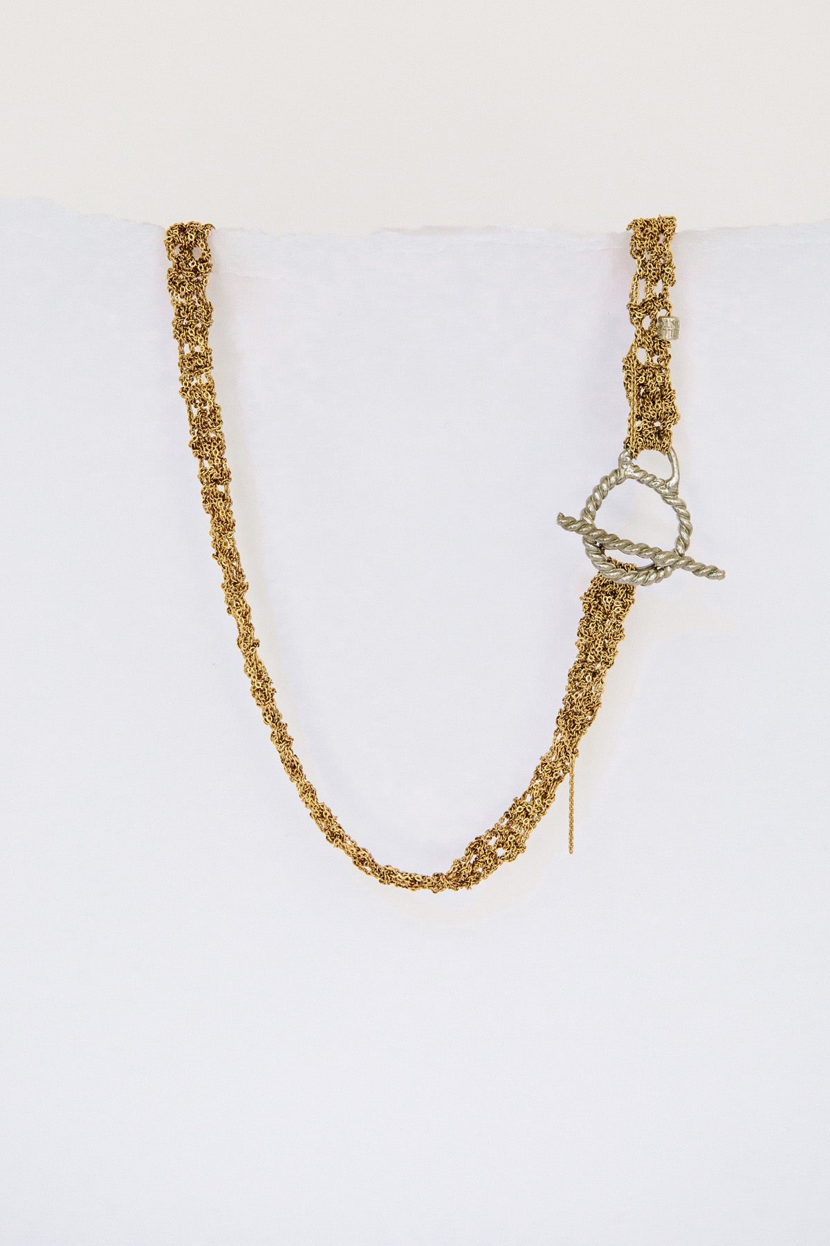 Gold Baby Tee Necklace by Arielle de Pinto at Abacus Row Jewelry