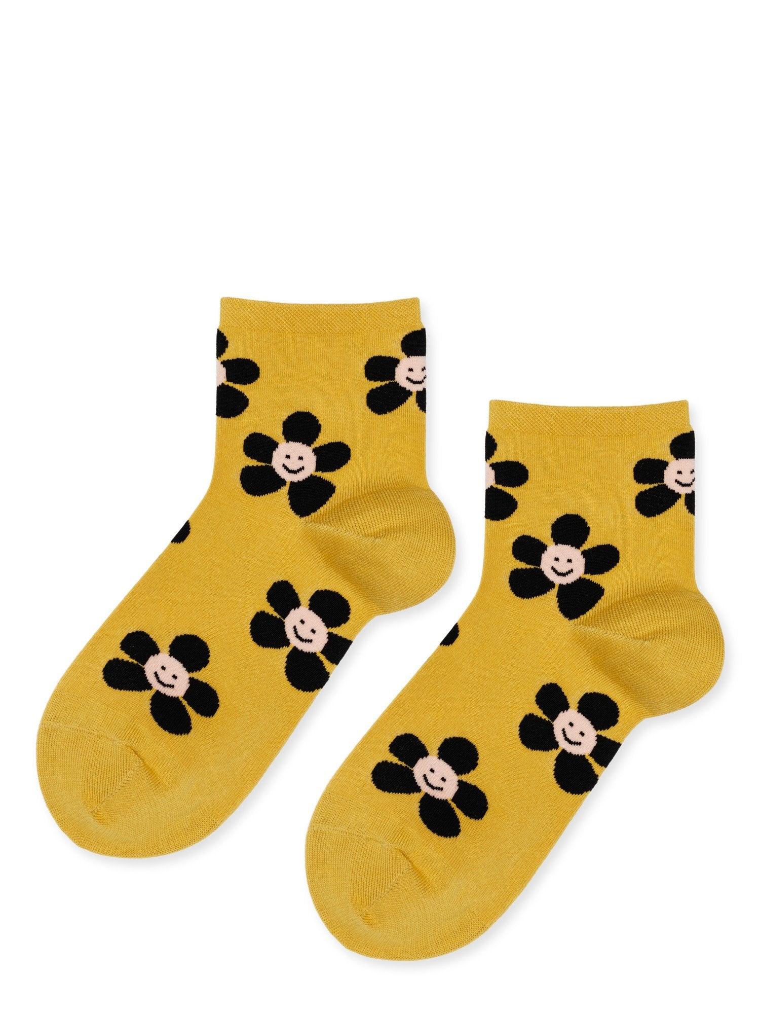 Hansel from Basel Lolo Short Crew Socks - Mustard
