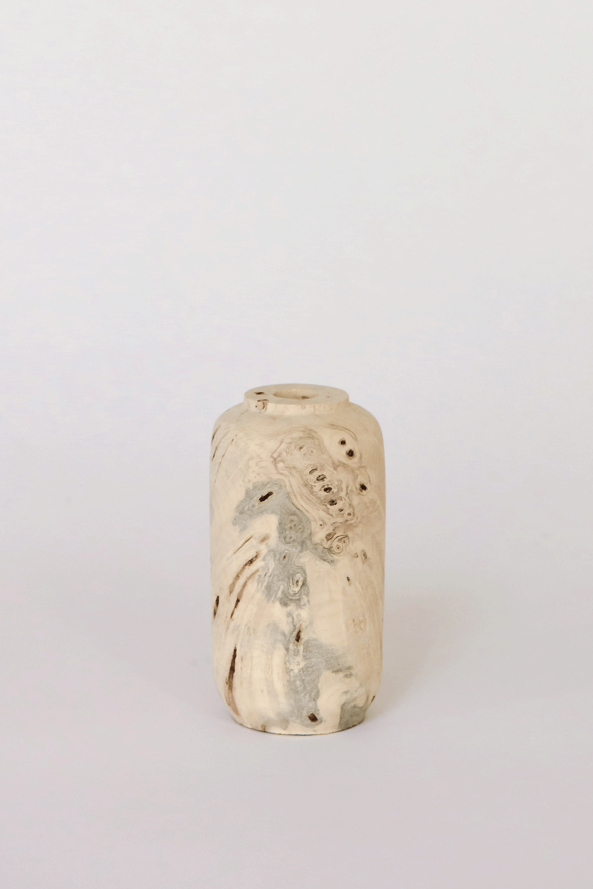 Buckeye Burl Vase by Melanie Abrantes at Abacus Row
