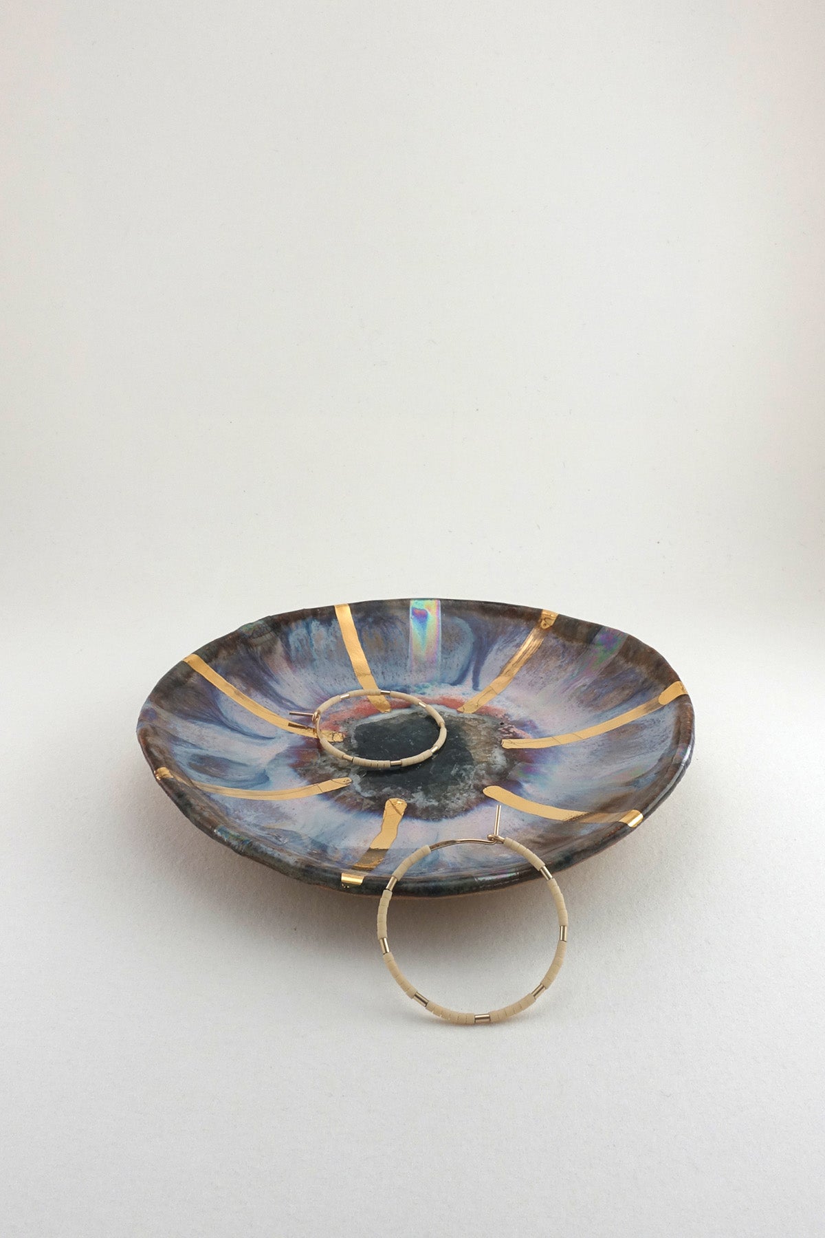 Small Iceland Aurora Dish by Minh Singer