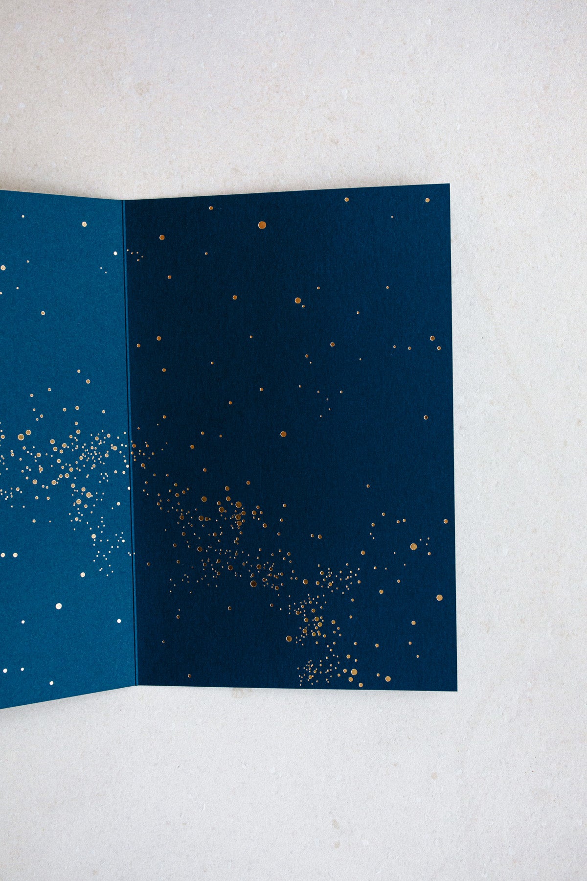 Stardust Card Interior by NOAT at Abacus Row Handmade Jewelry