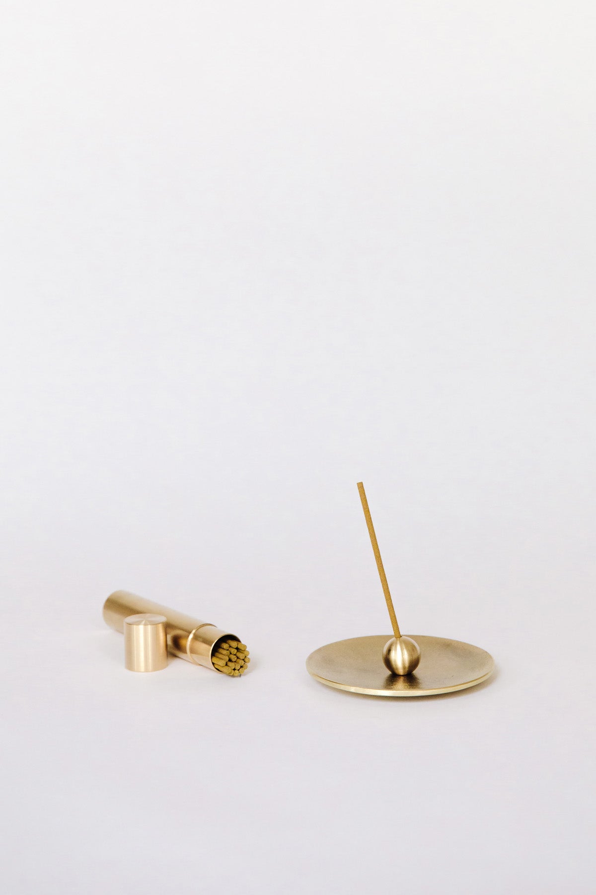 Round Brass Burner Set by Nousaku at Abacus Row