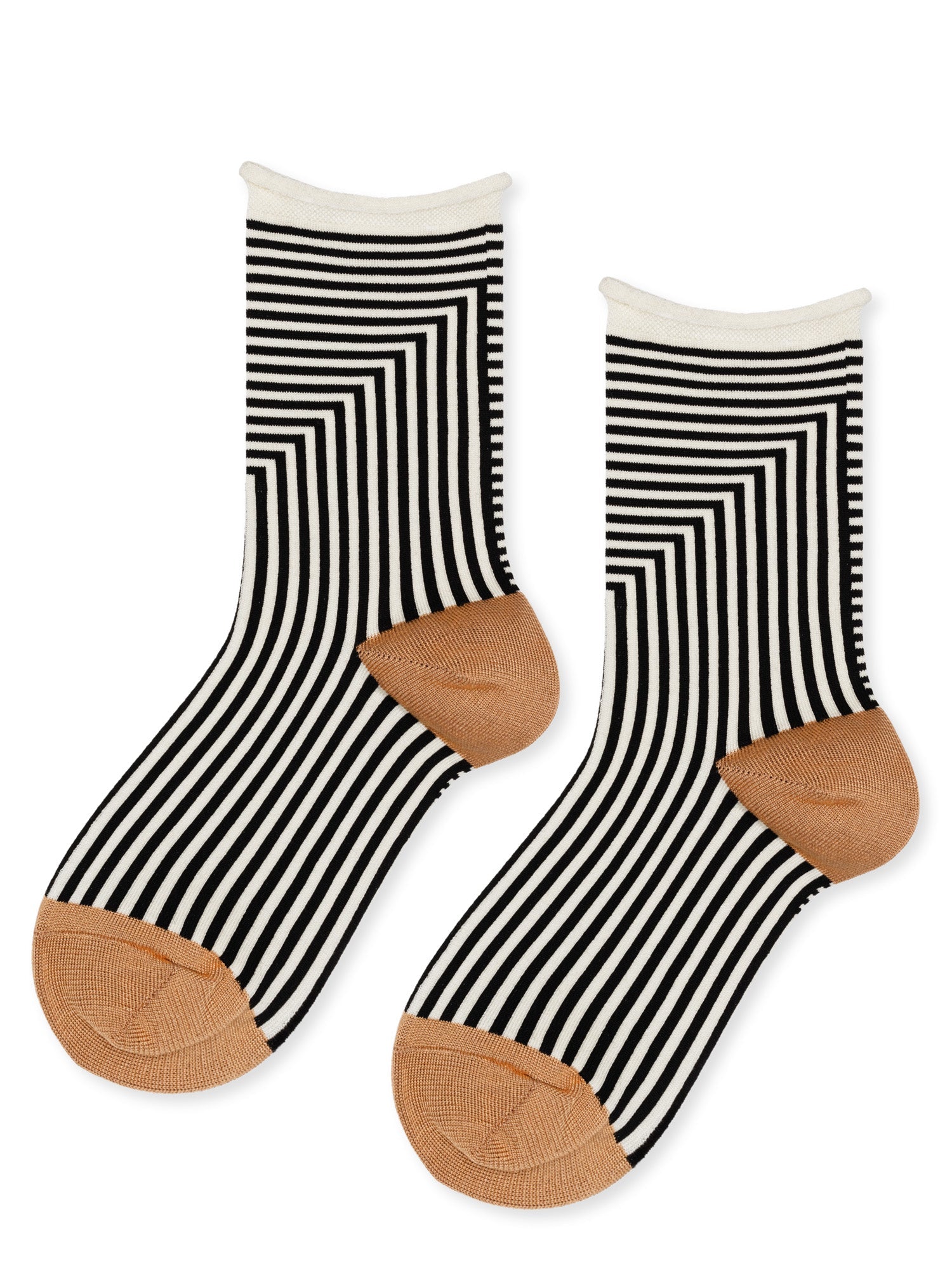Hansel from Basel Black Corbusier Crew Socks at Abacus Row Handmade Jewelry