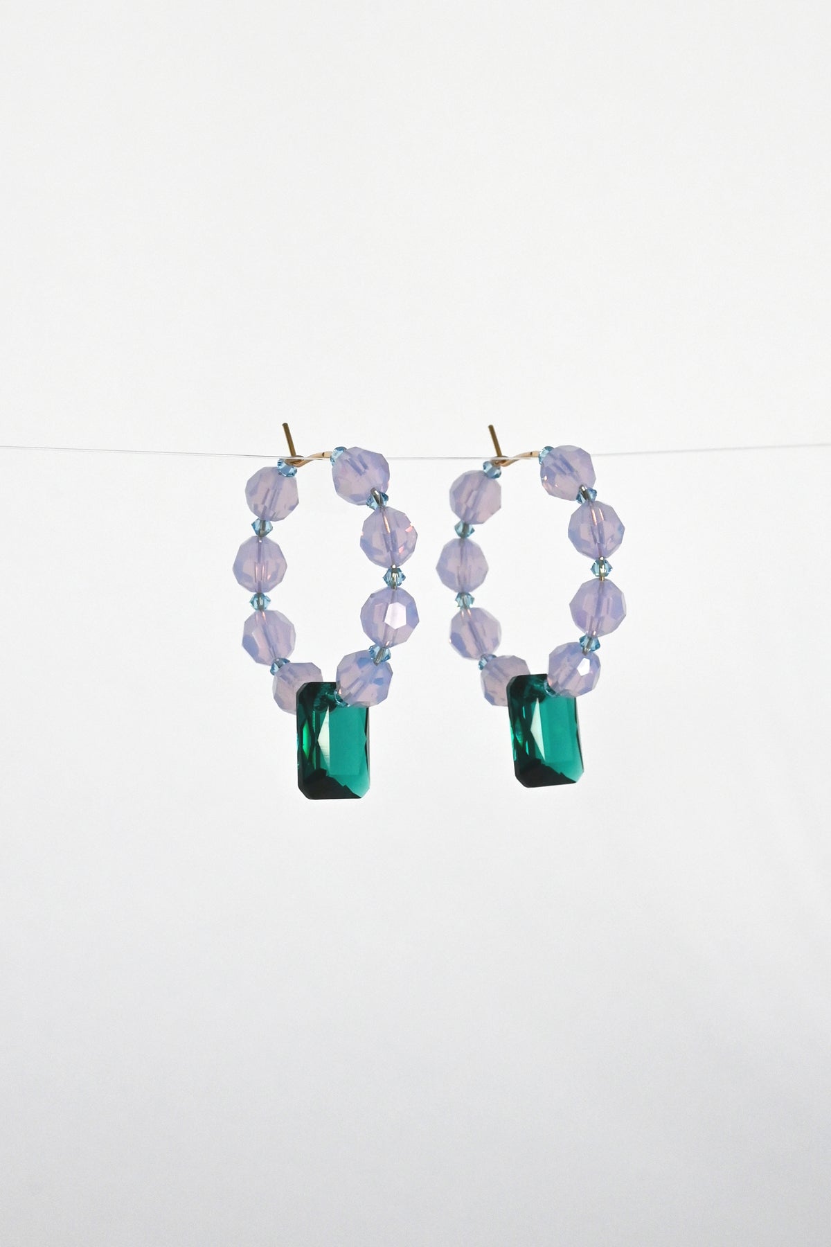 Limited Edition Grace Dew Drop Earrings at Abacus Row Handmade Jewelry
