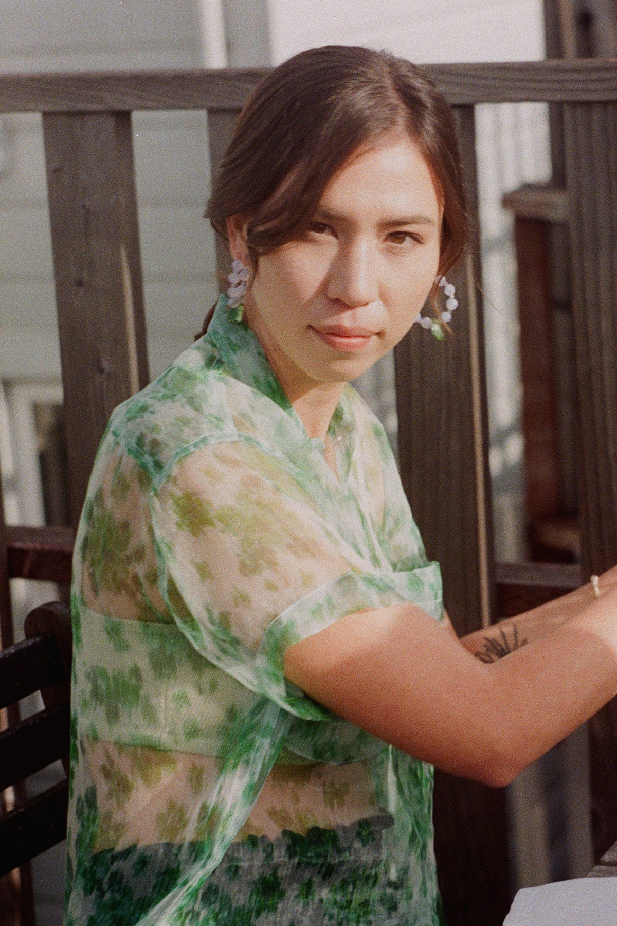 Limited Edition Joy Dew Drop Earrings with eyes at Abacus Row Handmade Jewelry