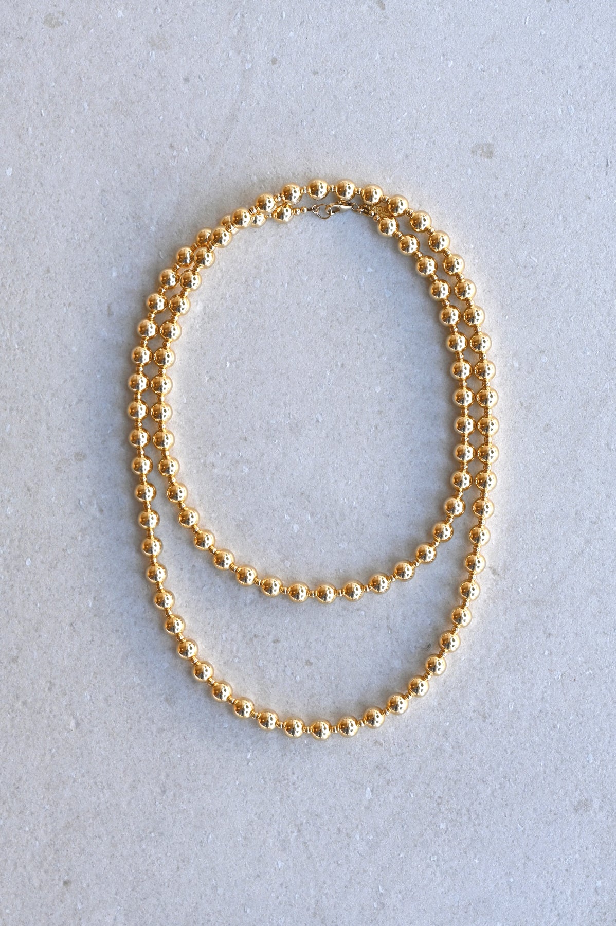 Wrapped Long Moon Sun Necklace by Abacus Row Handmade Jewelry
