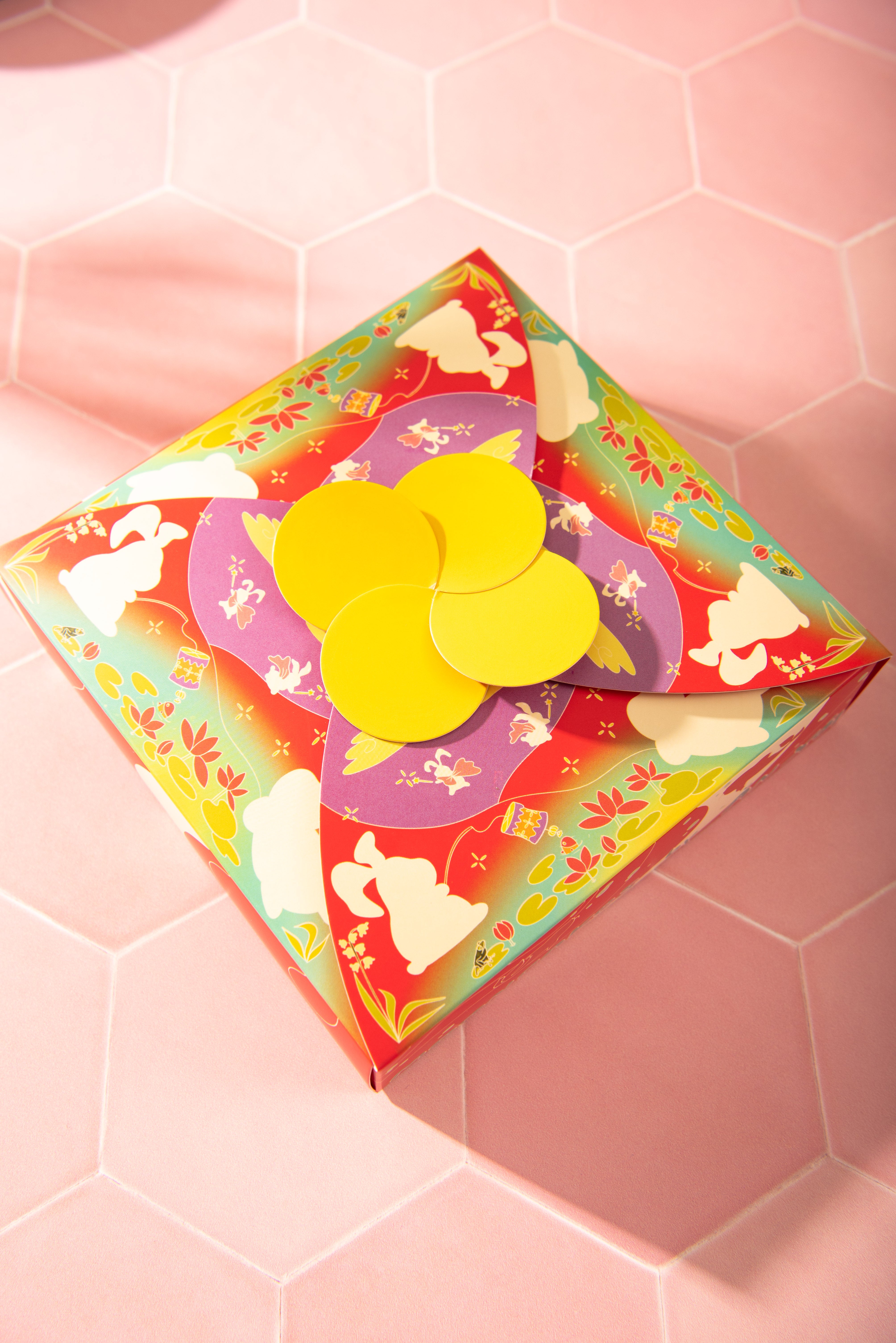 Ăn Xôi Mooncake Quartet wrapped at Abacus Row Handmade Jewelry