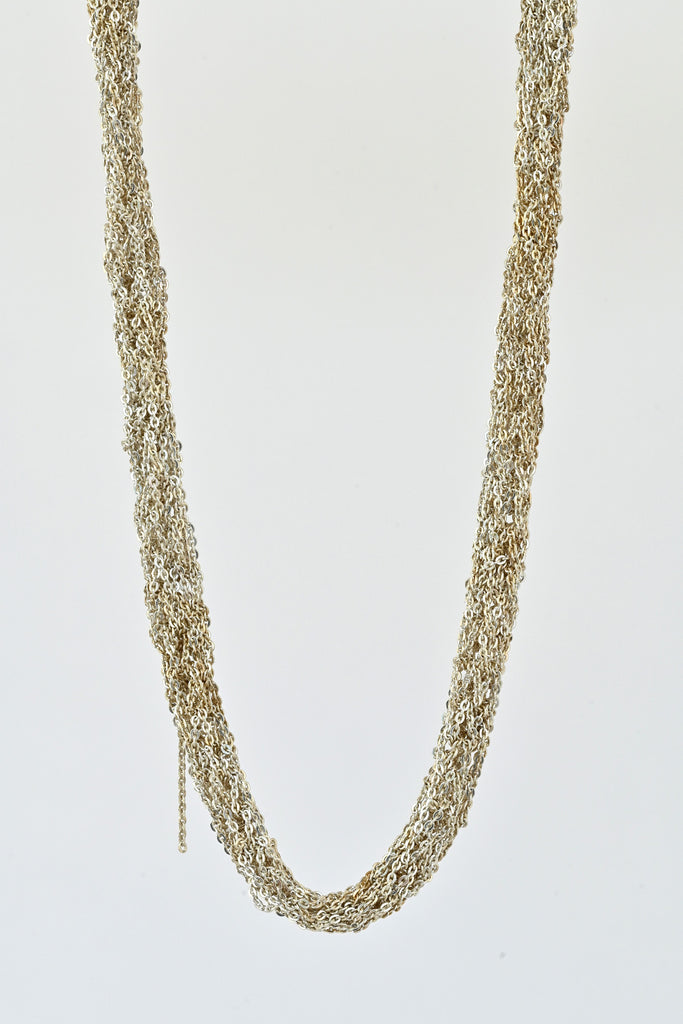 Pipette Necklace, Silver - large