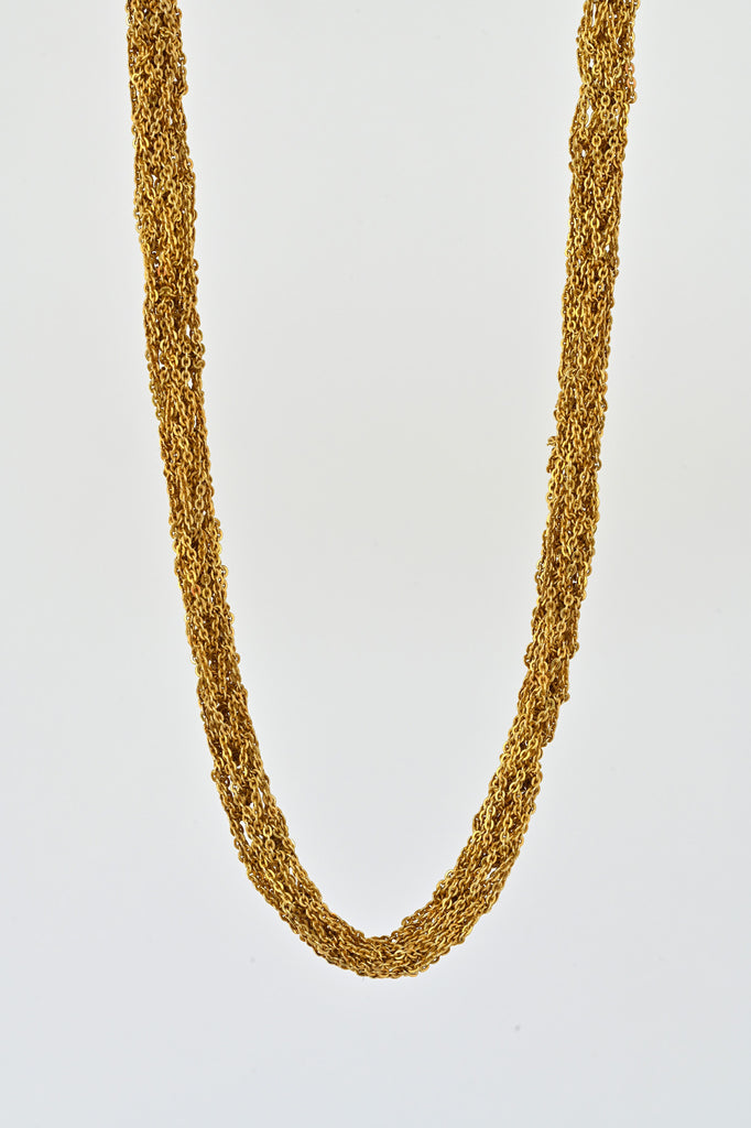 Pipette Necklace, Gold - small