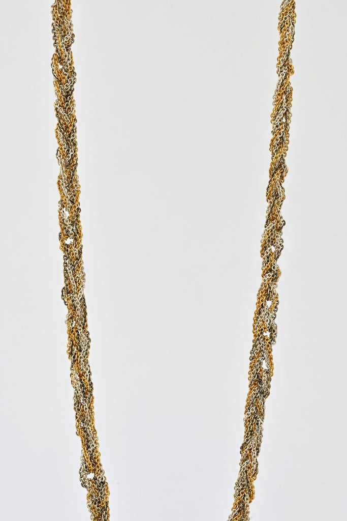 The 33 Necklace/Bracelet, Gold + Haze + Silver