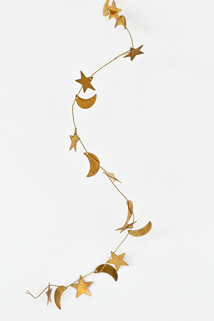 Brass Star Garland