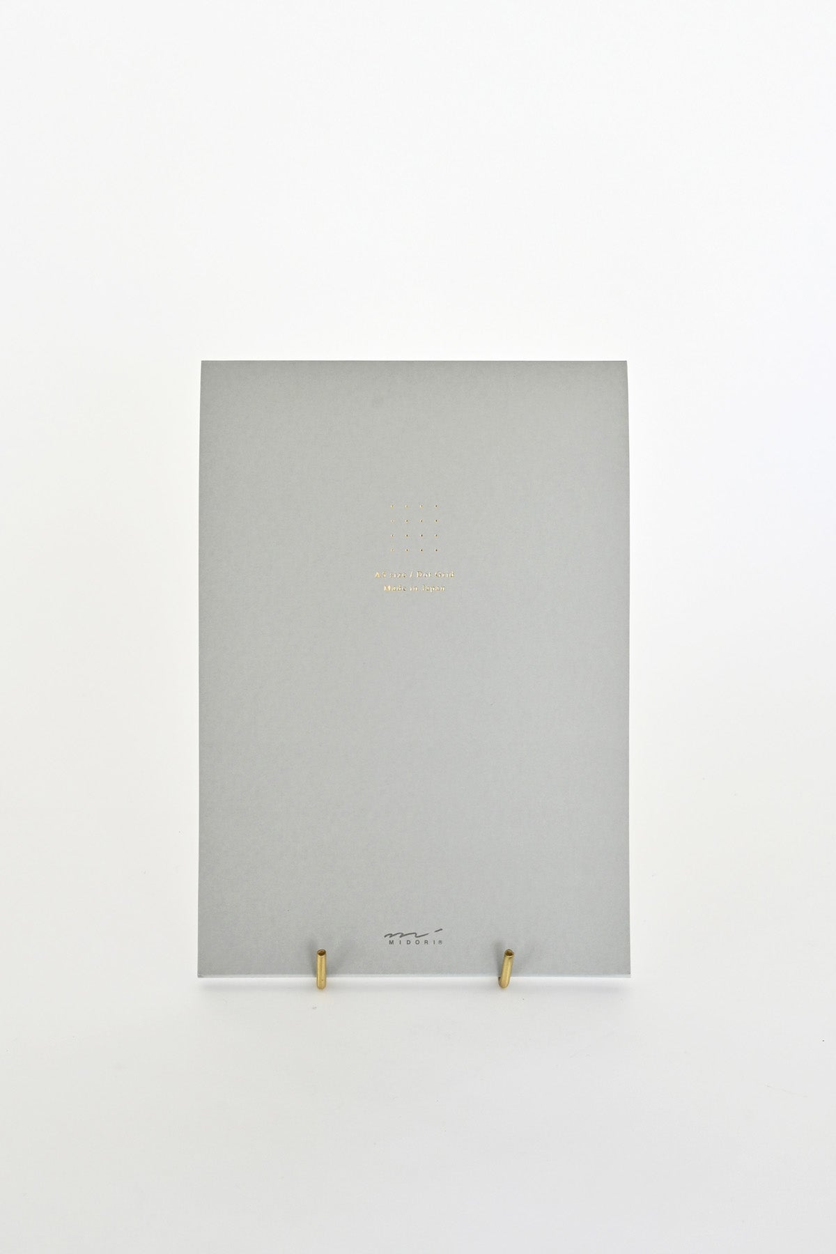 Gray Midori Dot Grid A5 Notebook at Abacus Row