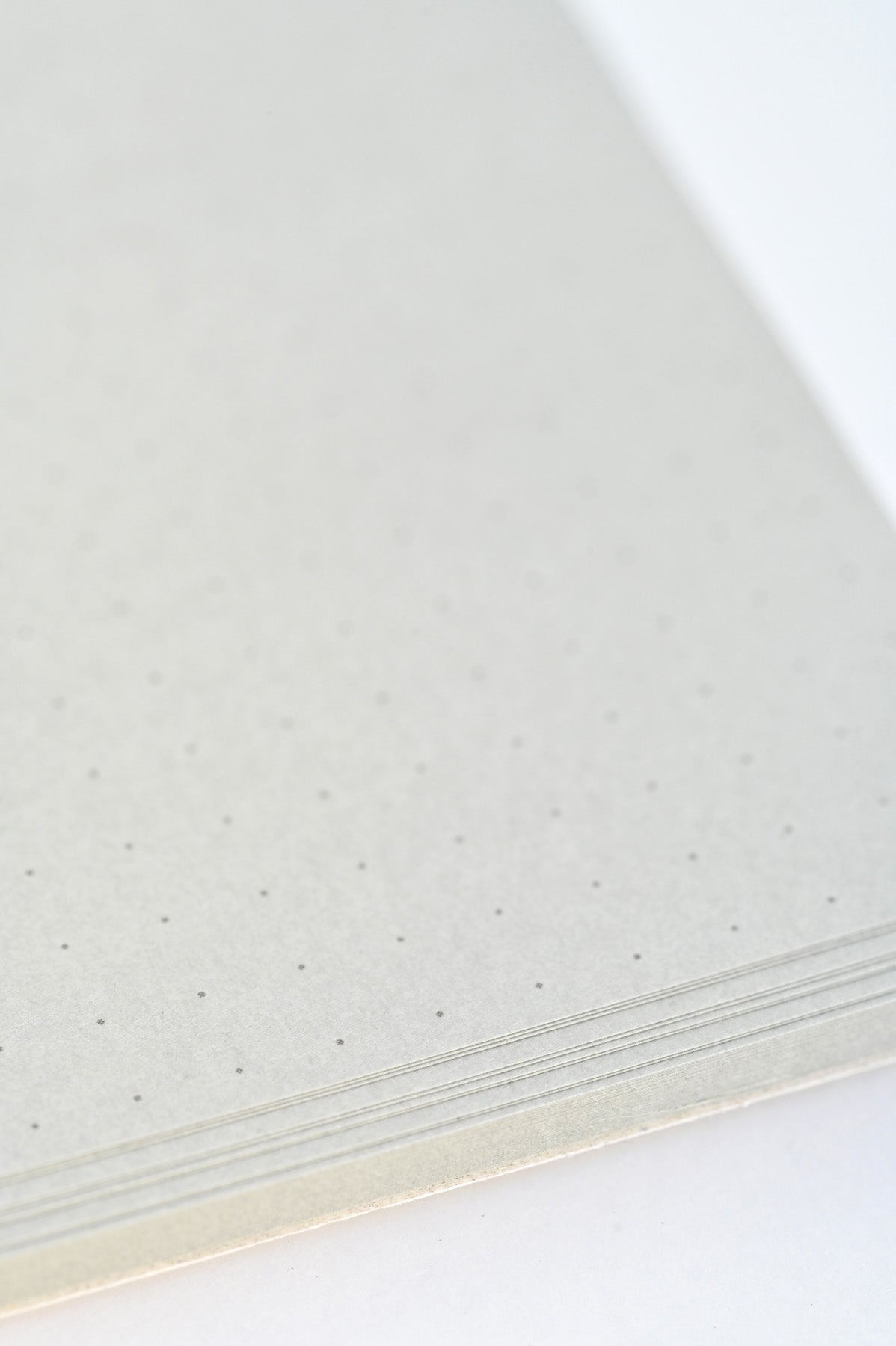 Gray Midori Dot Grid A5 Notebook Close Up Detail at Abacus Row