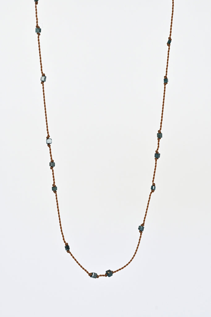 Blue Diamonds Necklace by Margaret Solow at Abacus Row Jewelry