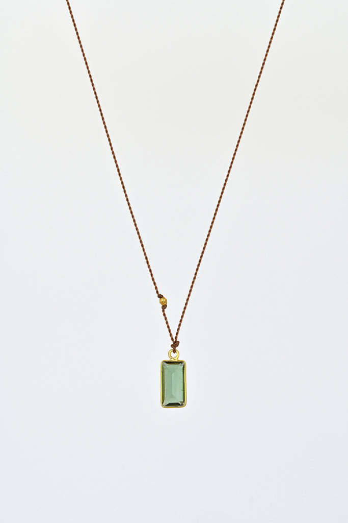 Tourmaline Necklace by Margaret Solow at Abacus Row Handmade Jewelry