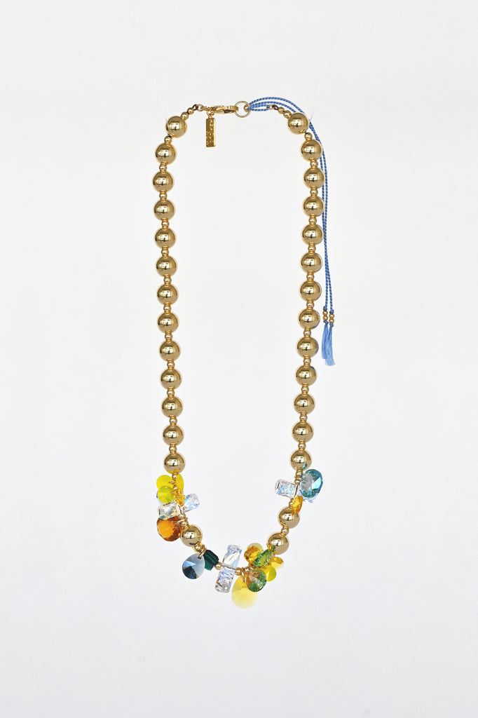 Moon Flower Necklace No.3 Garden Collection at Abacus Row Handmade Jewelry