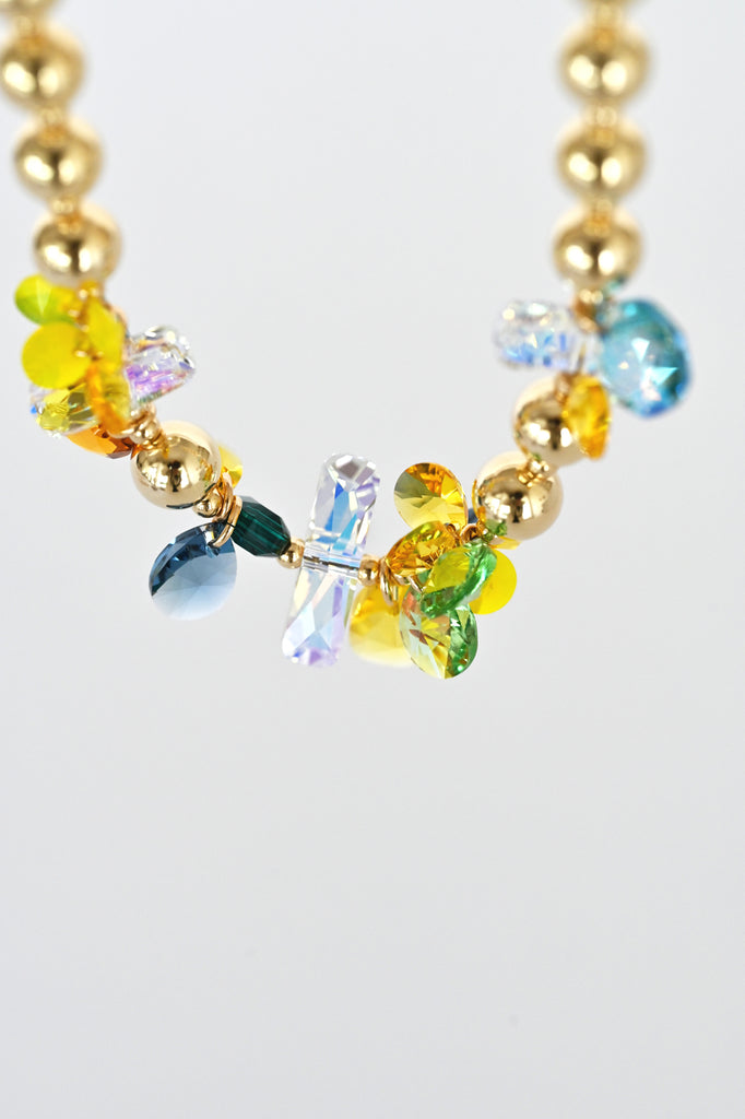 Moon Flower Necklace No.3 Garden Collection at Abacus Row Handmade Jewelry