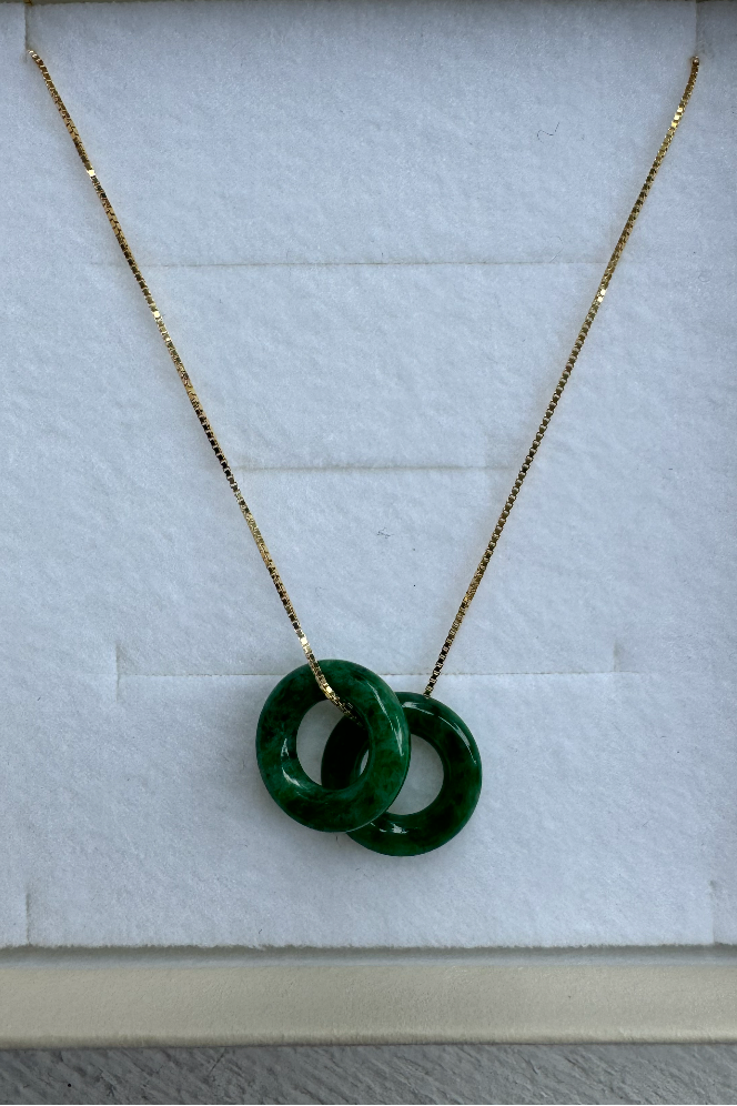 Ping An Kou Jade Pendant Necklace No.9