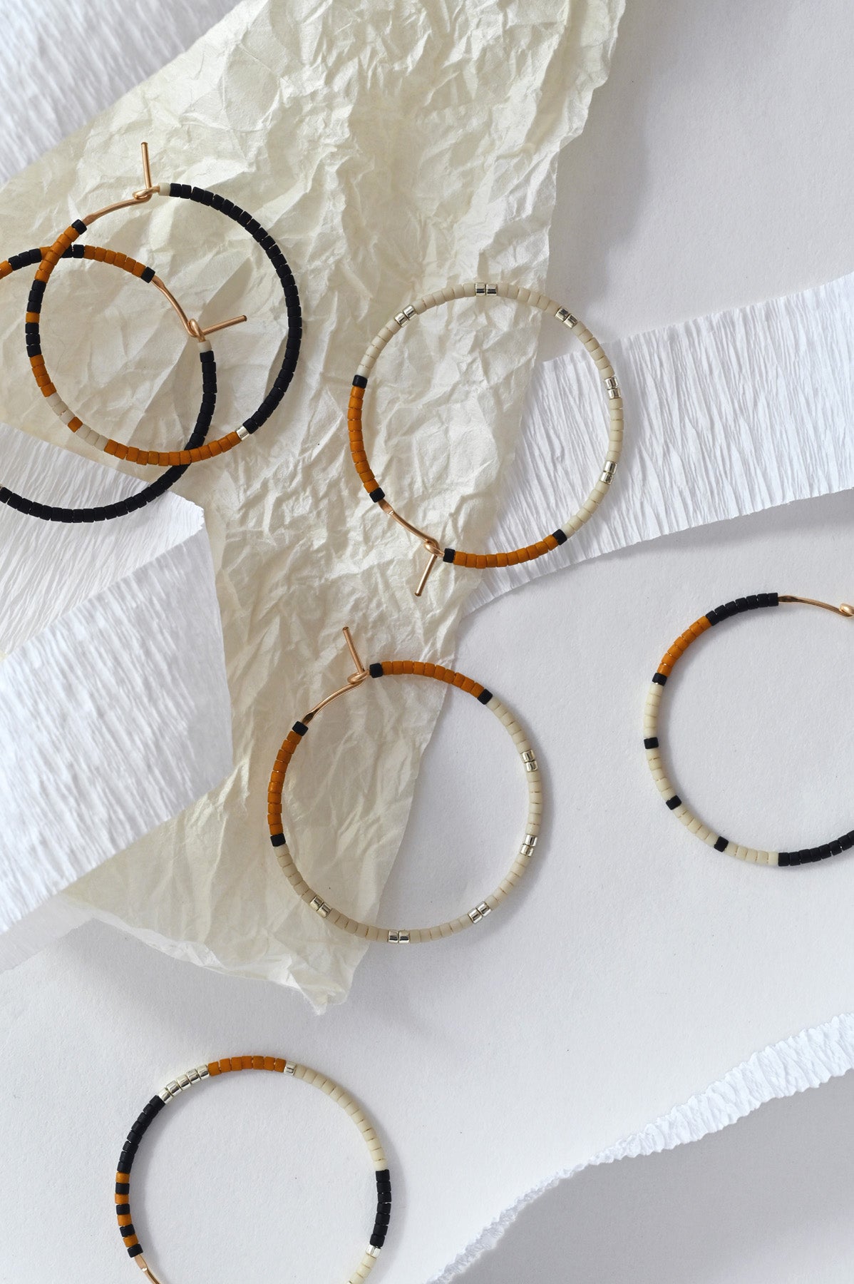 Alluvial Earrings in Tundra by Abacus Row Handmade Jewelry