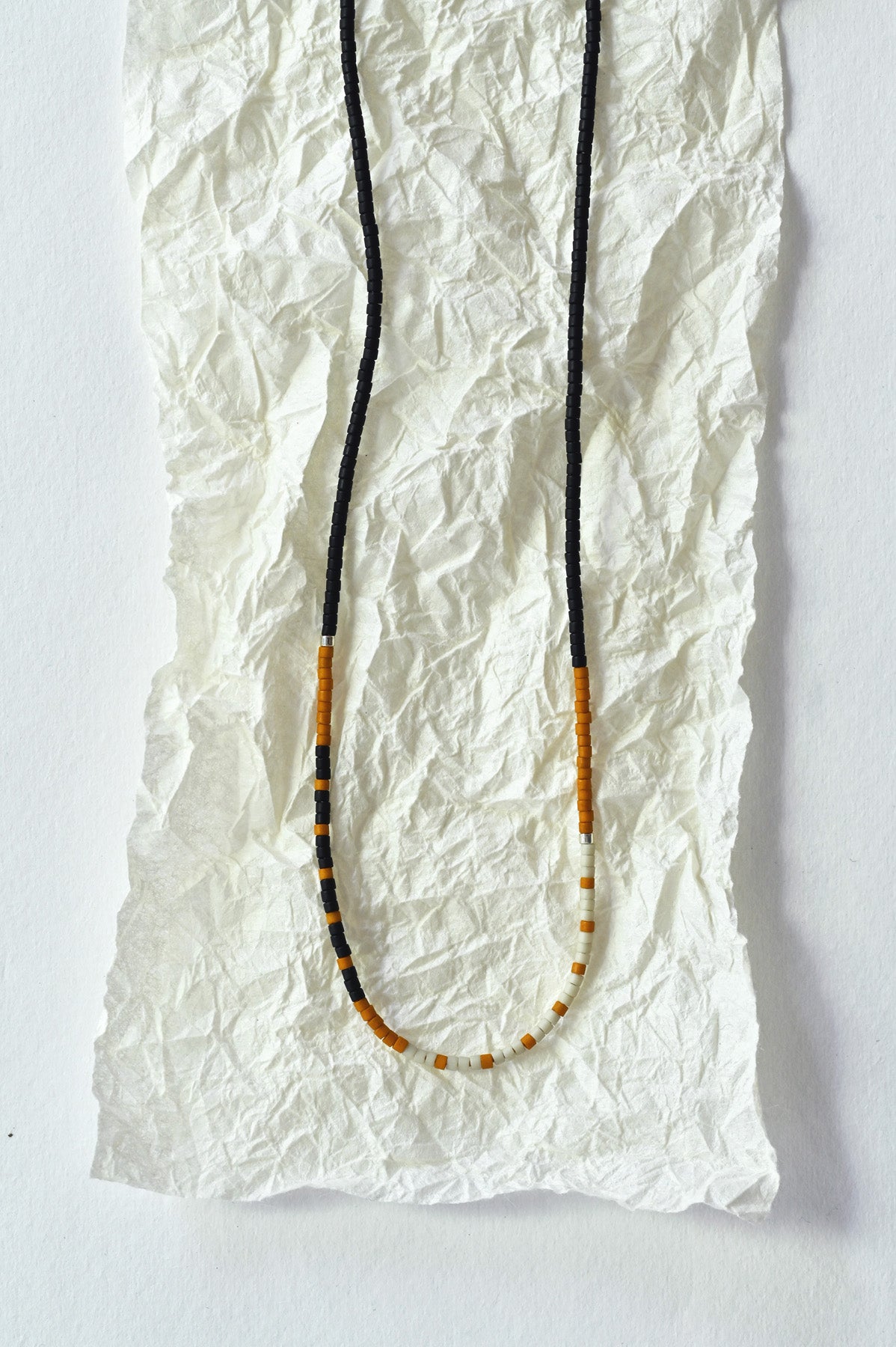 Awatere Necklace Styled in Tundra by Abacus Row Handmade Jewelry