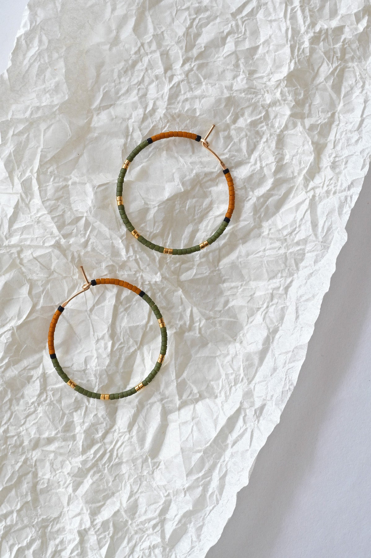 Cerro Earrings Styled in Knoll by Abacus Row Handmade Jewelry