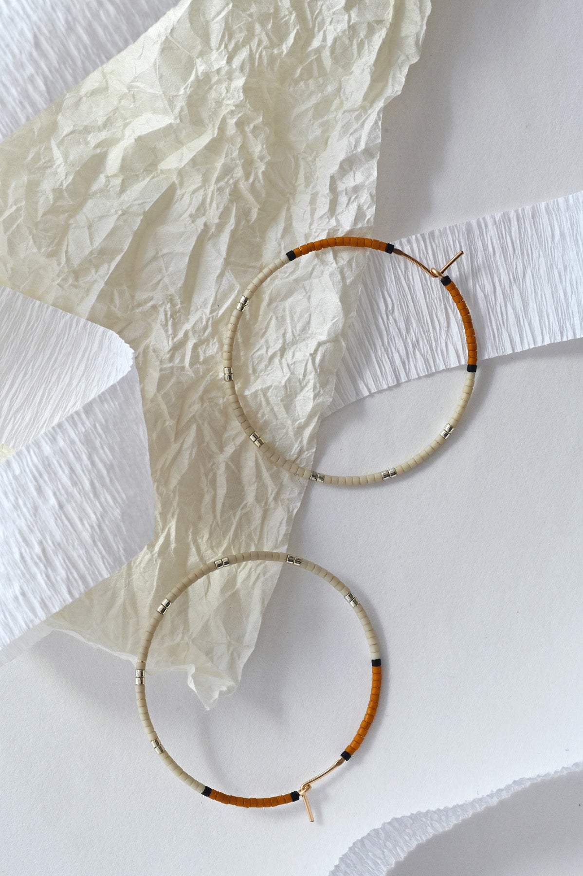 Cerro Earrings Styled in Tundra by Abacus Row Handmade Jewelry