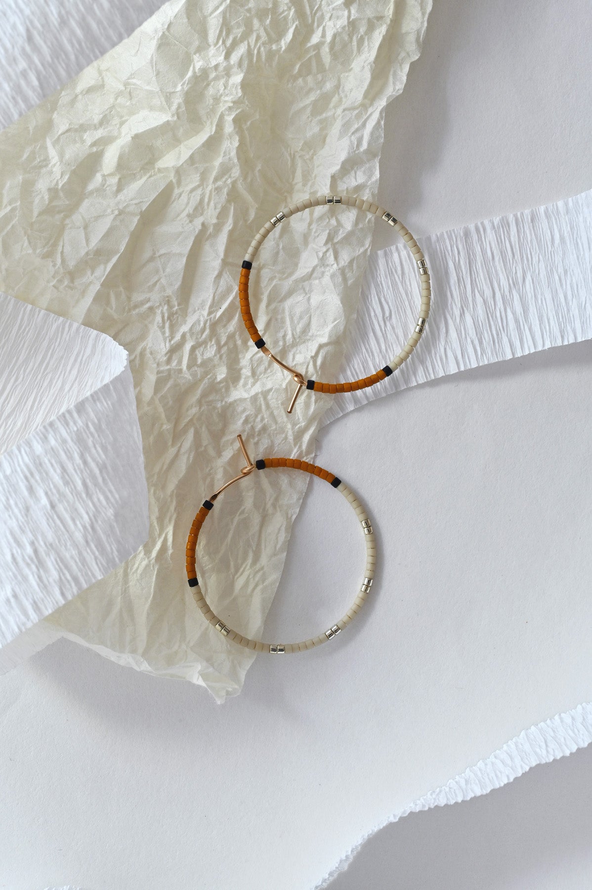 Cerro Earrings Styled in Tundra by Abacus Row Handmade Jewelry