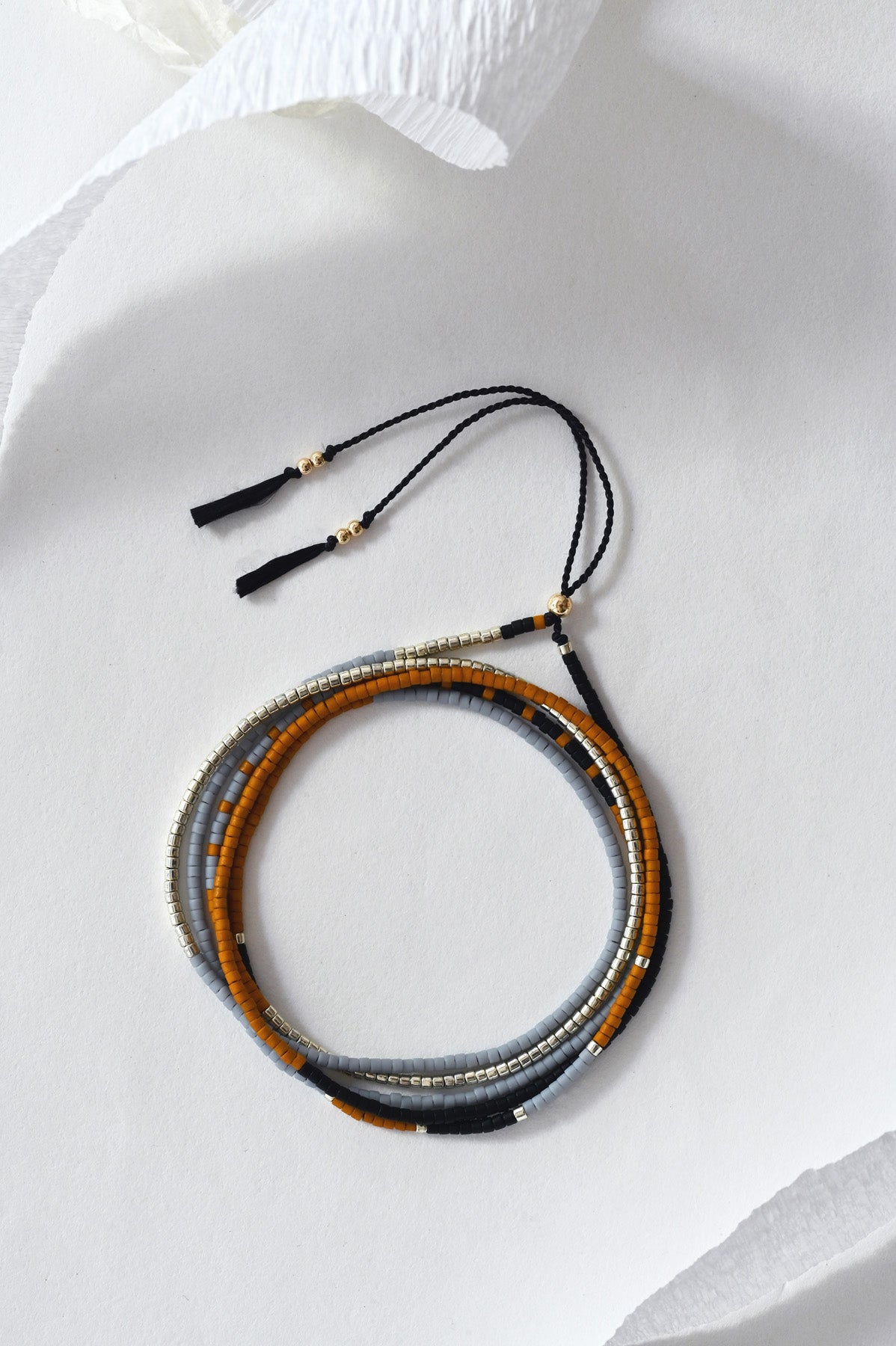 Kego Bracelet Wrap Styled in Coast by Abacus Row Handmade Jewelry