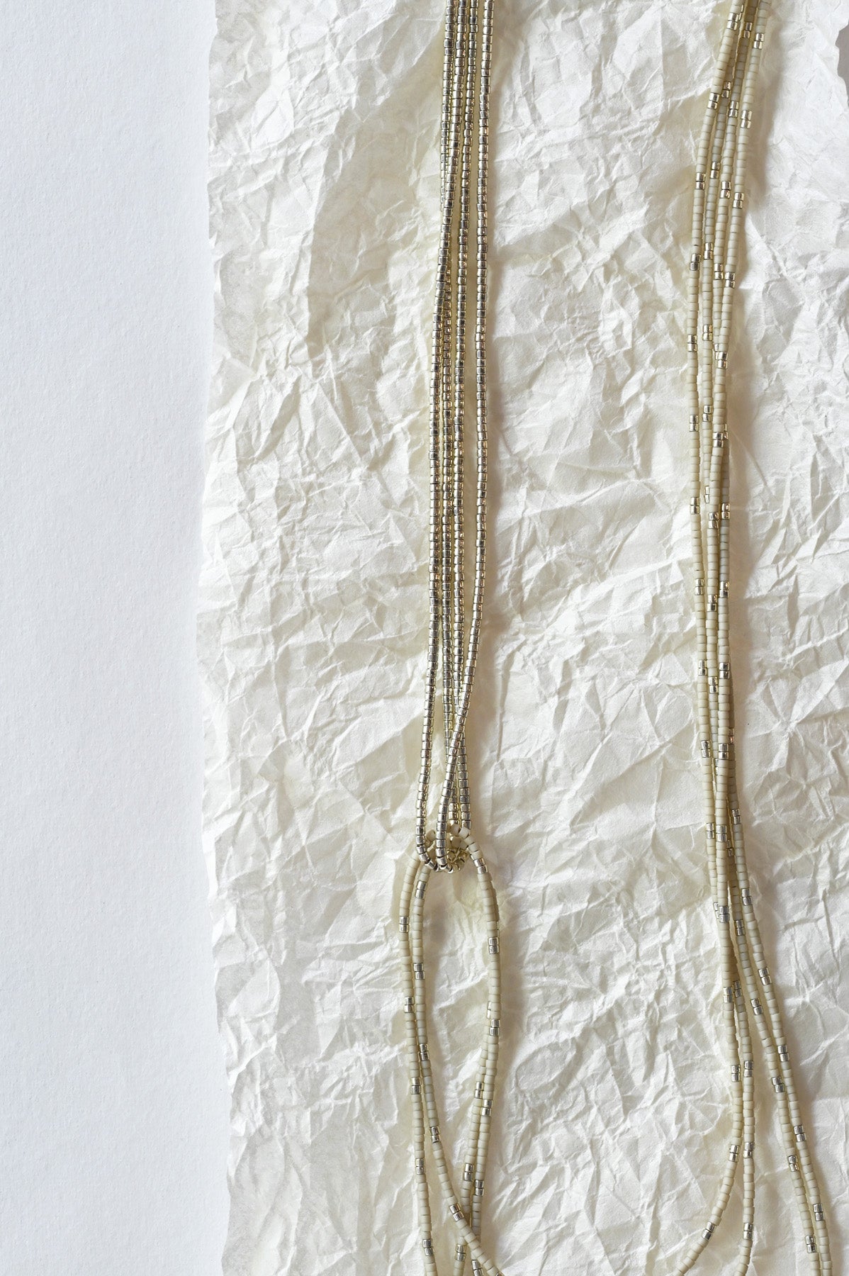 Taku Necklace Details in Tundra by Abacus Row Handmade Jewelry