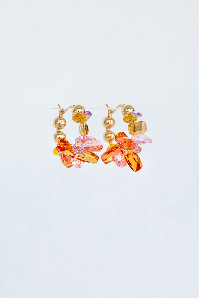 Azalea Earrings No 12 in the Garden Collection at Abacus Row Handmade Jewelry