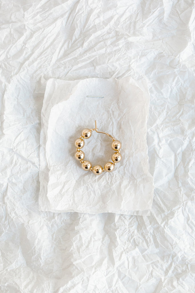 Ba Fa Hoop Earring in the Yuan Yuan Collection by Abacus Row
