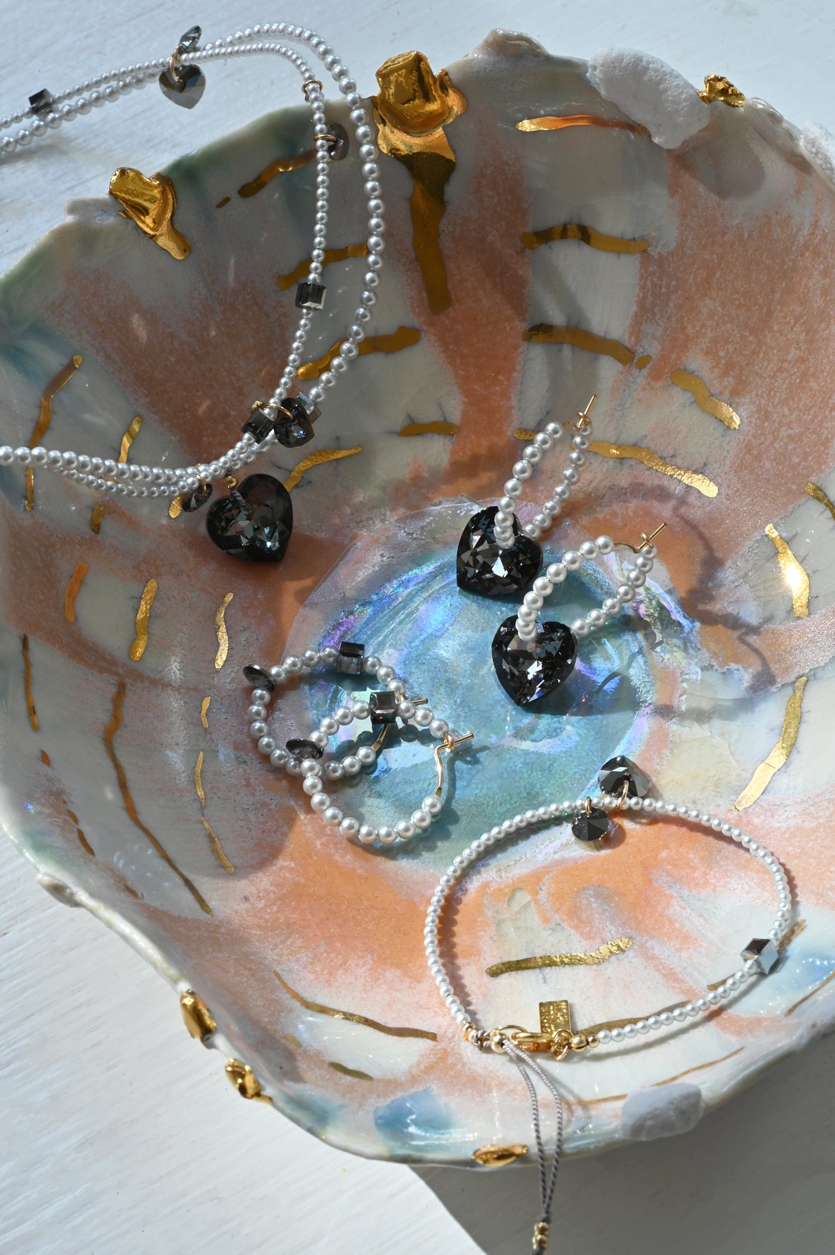 Moonstruck Big Heart Collection at Abacus Row Handmade Jewelry