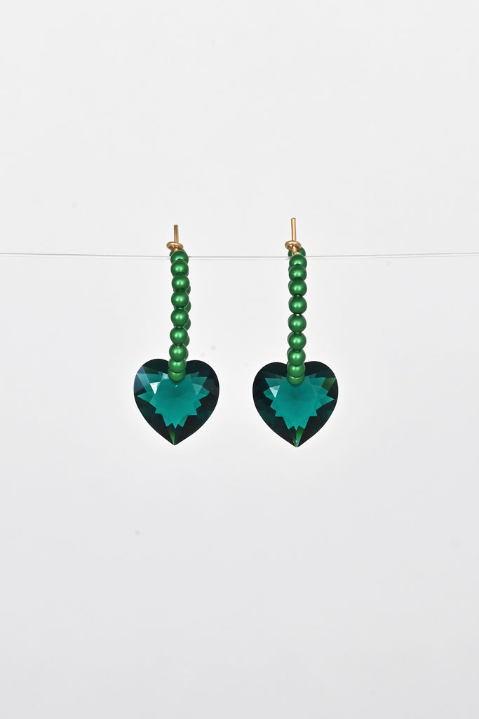 Limited Edition Big Heart Earrings at Abacus Row Handmade Jewelry