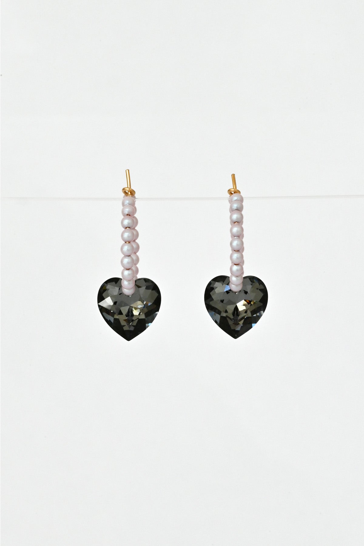 Limited Edition Big Heart Earrings at Abacus Row Handmade Jewelry
