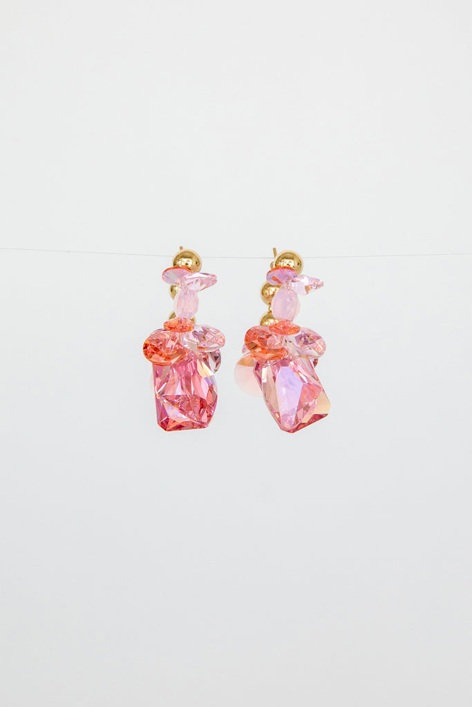 Camellia Earrings in the Garden Collection at Abacus Row Handmade Jewelry