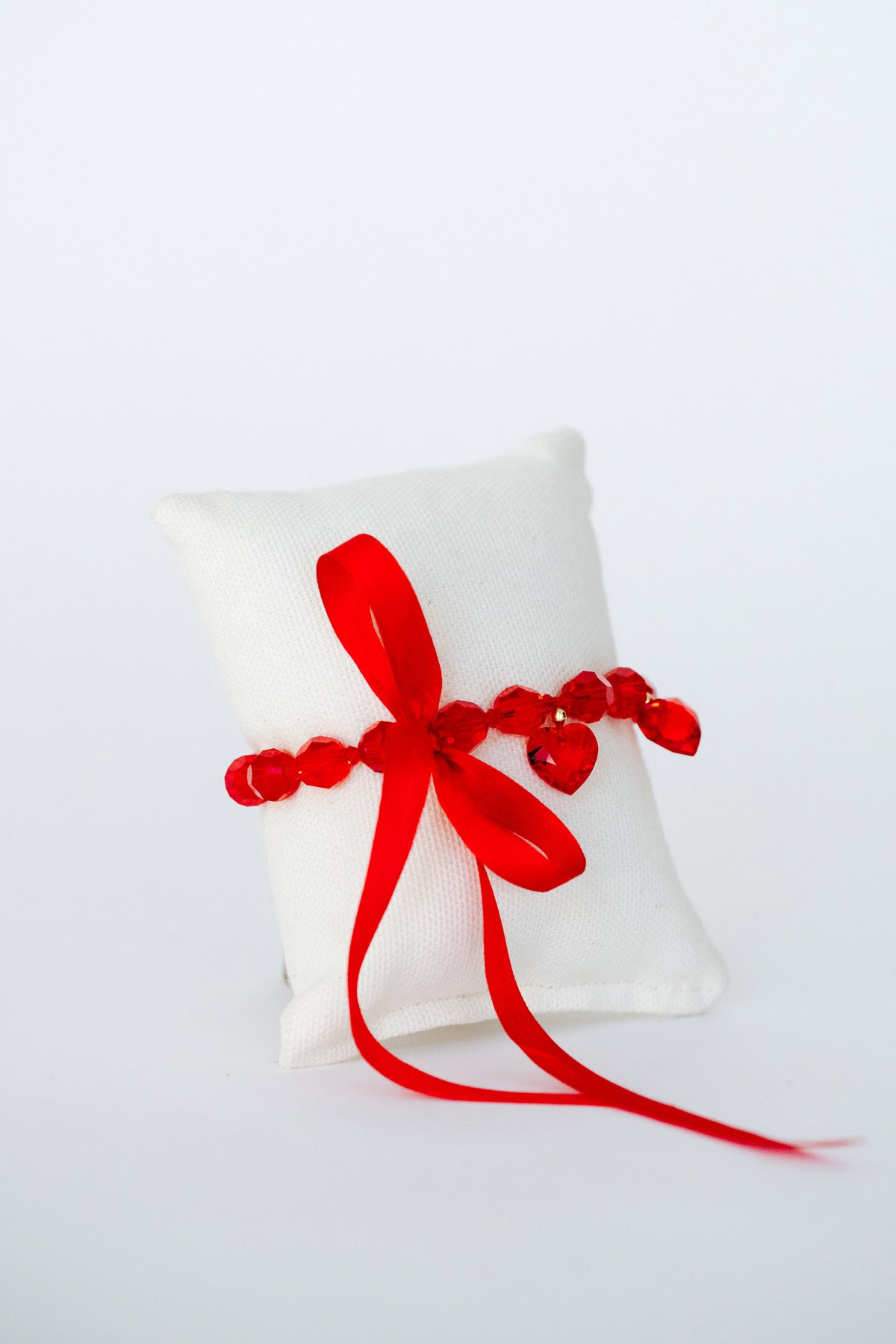Front Scarlet Ceremony Bracelet at Abacus Row Handmade Jewelry