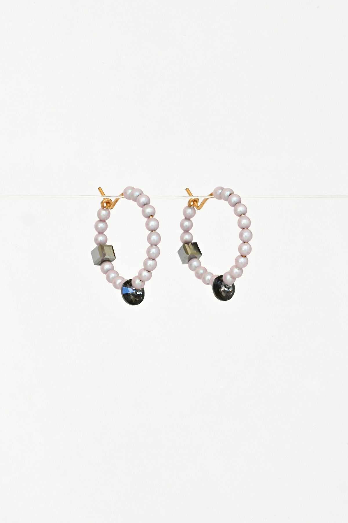 Limited Edition Big Heart Confetti Earrings at Abacus Row Handmade Jewelry