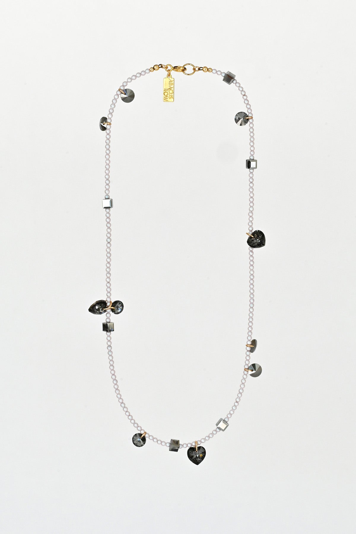 Limited Edition Big Heart Confetti Necklace at Abacus Row Handmade Jewelry