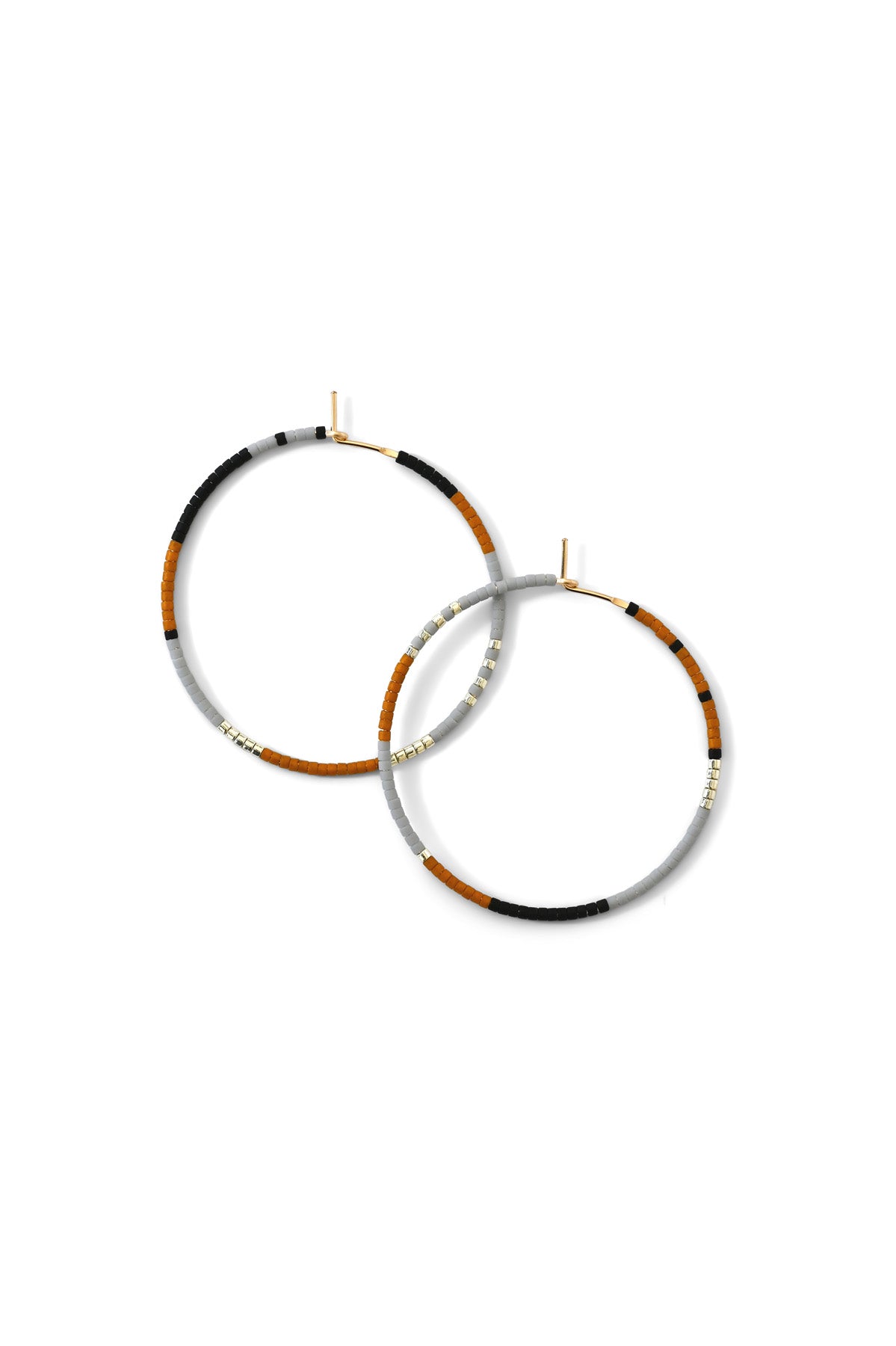 Delfi Hoop Earrings in Coast by Abacus Row Handmade Jewelry