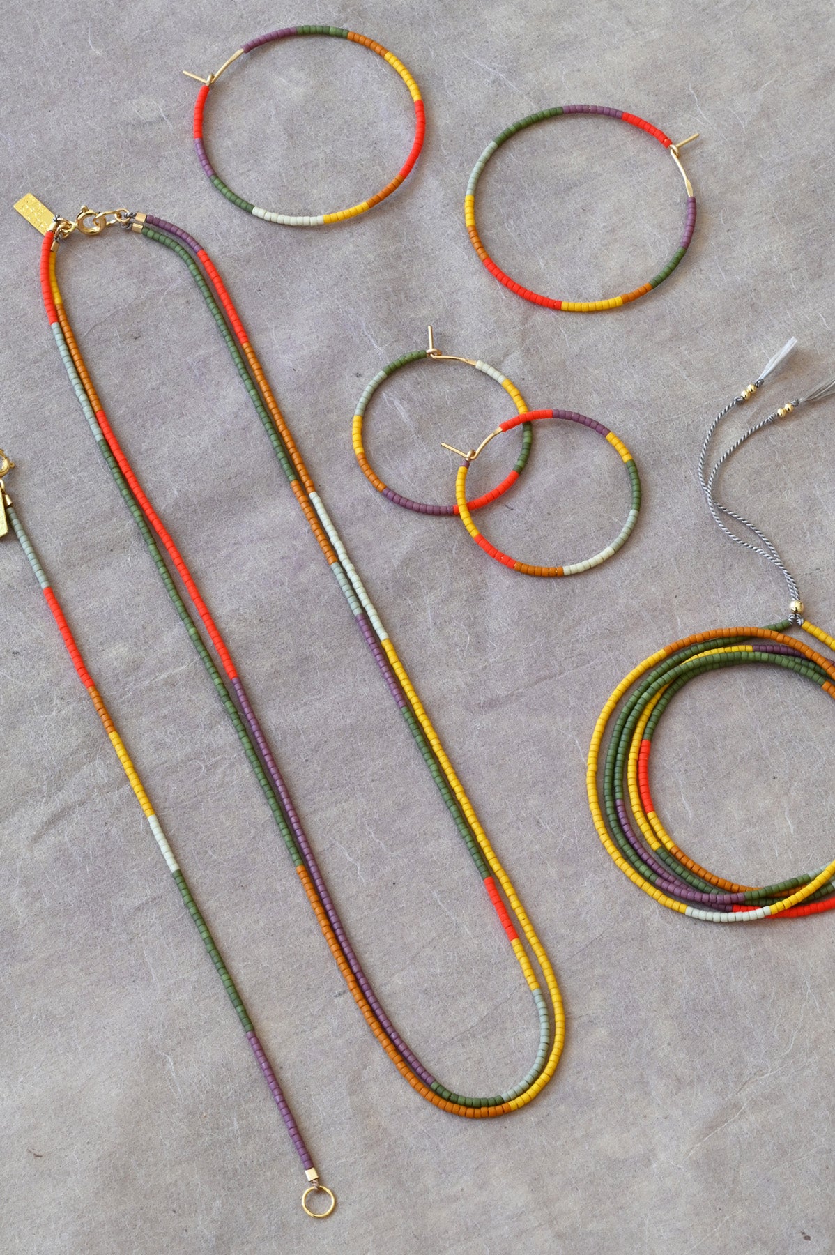 Desert Sun Collection styled at Abacus Row handmade jewelry