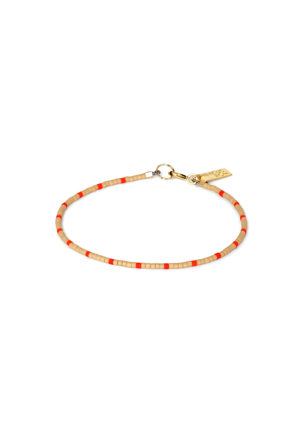 Dipsea Bracelet in Blush and Red at Abacus Row Handmade Jewelry