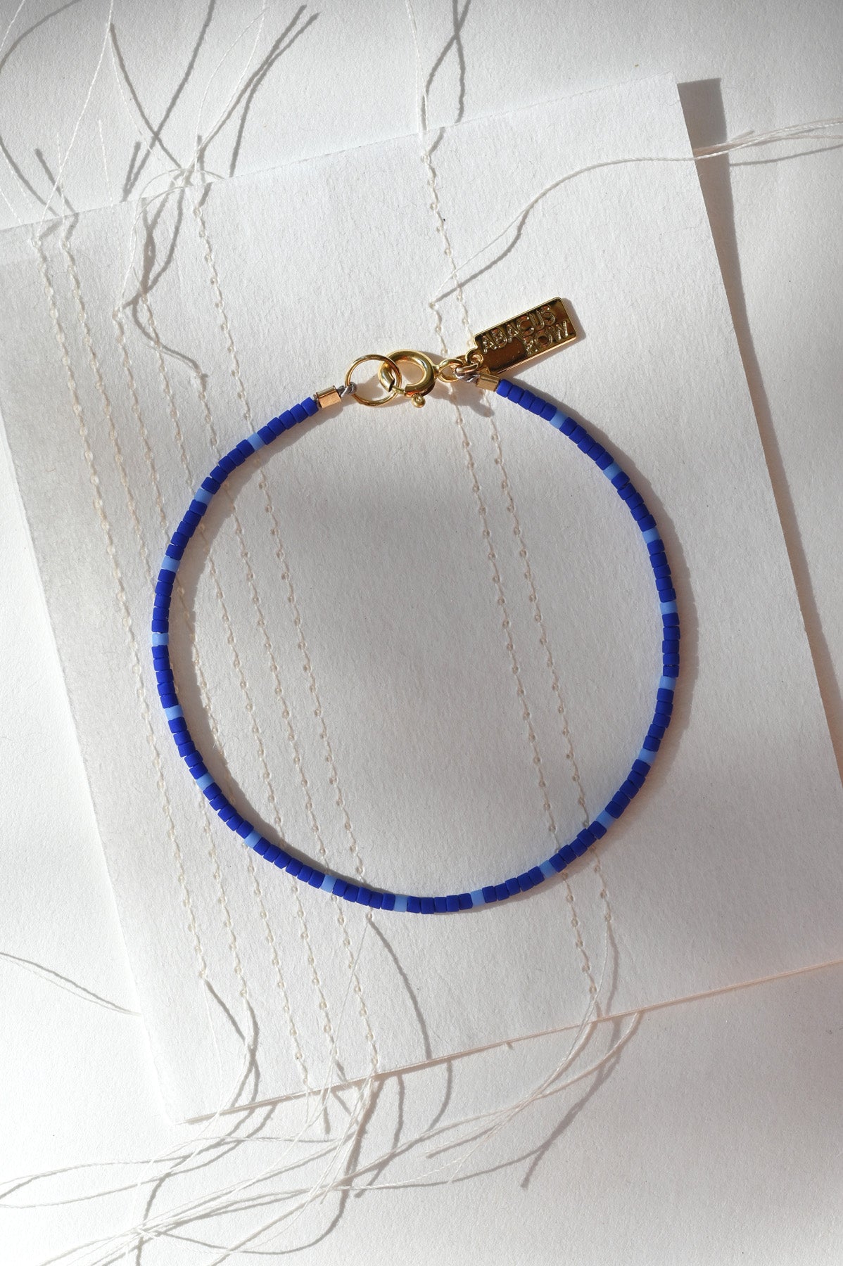 Dipsea Bracelet in Lake Sky at Abacus Row Handmade Jewelry