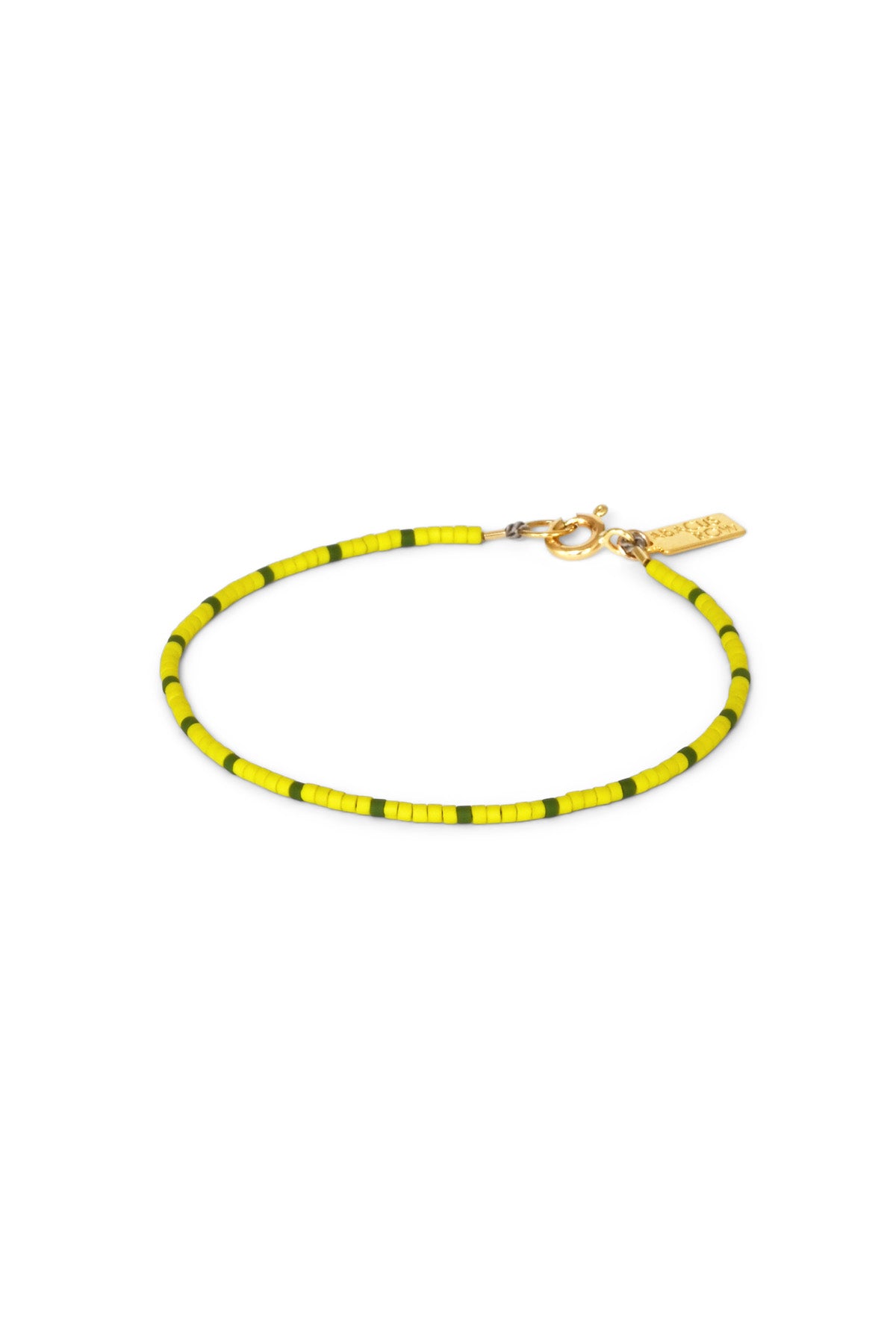 Dipsea Bracelet in Pollen Olive at Abacus Row Handmade Jewelry