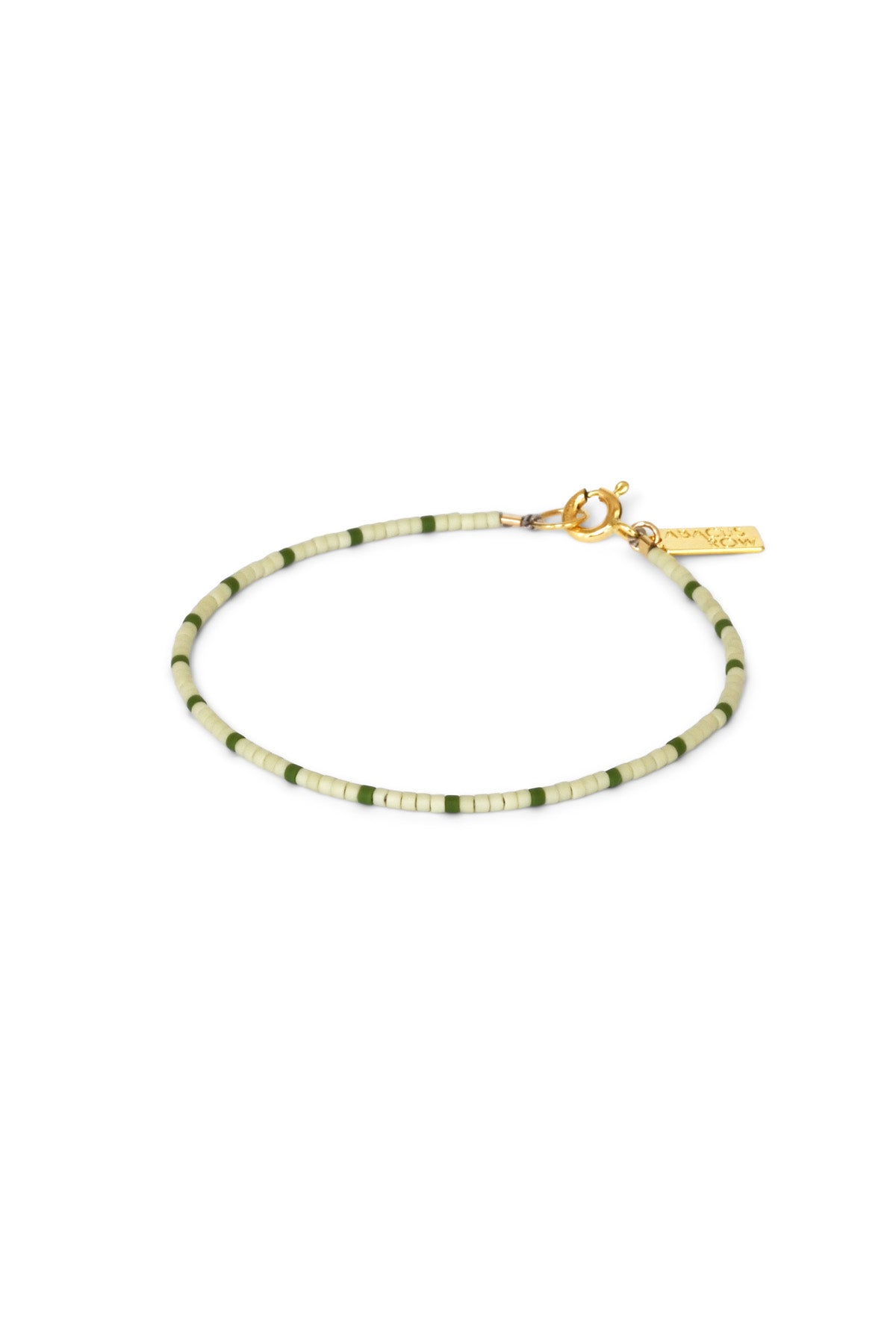 Dipsea Bracelet in Sage and Olive at Abacus Row Handmade Jewelry